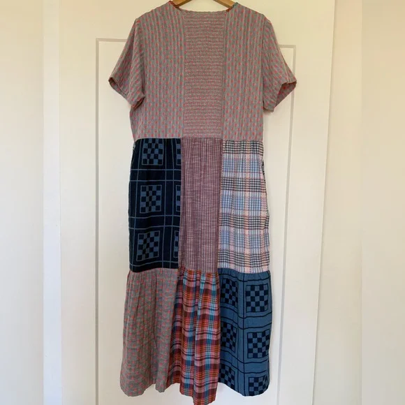 Ace & Jig Colorful Checkered Midi Dress - Picture 5 of 8